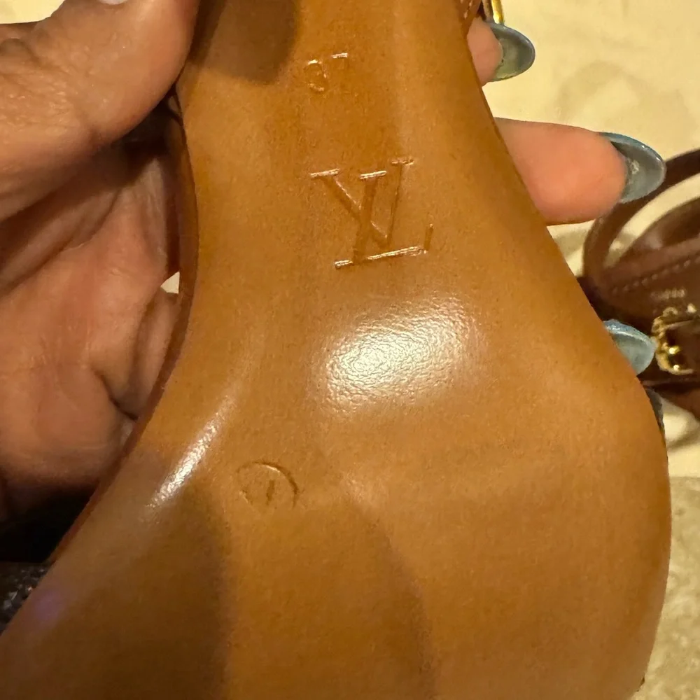 Louis Vuitton monogram sandals - Picture 6 of 8